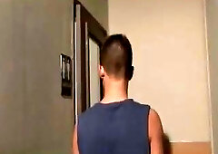 Condom sex in the WC