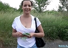 Hot Tourist Sophia Laure Fucked and Creampied on Picnic Bench