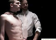 Skinny prostitute analed by auction buyer