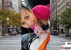 Thai MILF welcoming her fan at Thailand