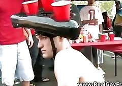 Watch these frat pledges get a mouthful