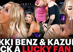 NIKKI BENZ & KAZUMI FUCK CANCER PATIENT LIVE ON PODCAST