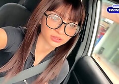 Spending the day with Mayalis: selecting sexy lingerie, yoga pants, and satisfying a lucky fan