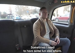 Nasty Bitch Cockriding Lucky Guy In Car