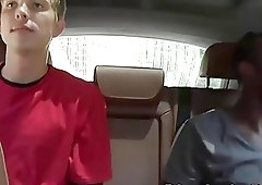 Blond cutie has a gay encounter with this hung stud