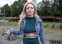 NSFW compilation featuring Ruby Lee in public agent big ass big tits blonde POV blowjob!RubyLee taking massive facial cumshots and eating messy creamp