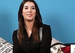 British CFNM voyeur honey enjoys watching chap jerk off off