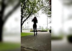 Latex Doll Wandering in the Rain P3