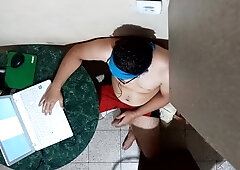 Cam Cought Young Shy Boy Jerking His Big White Cock Just For You