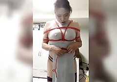 sissy doing self servitude at home