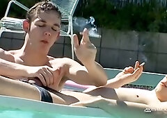 4some, jerking off, gay amateur