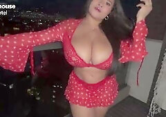 Angel with the Huge Titties in Colombia Gets a Creampie