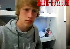 Hot Blonde Shows His Ass