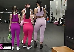 BFFS Dont Pay for Gym Memberships feat. Brookie Blair, Serena Hill & Ariana Starr - TeamSkeet