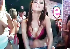 Sensational gals dancing lasciviously and screwing big cocks hard at a bride screw party in public. See sinfully gals fucking big pricks in public sol