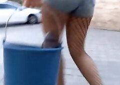 Busty redhead's FIRST ANAL SCENE