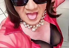 Lesbians crossdressers party