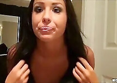 Natural laTina Bombshell Lola Foxx rails her man's thick pecker