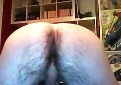 German beauty Cums-Eats It & Fingering His butthole