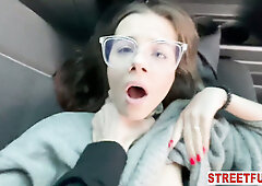 STREETFUCK Mia Mi Street Casting Fuck for Money