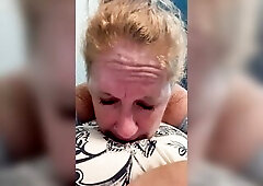 Screwing My Wifes Constricted Anus And Cumming on Her Face