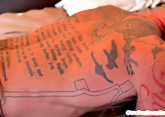 Hunk Interracially Barebacked by Wild Guy