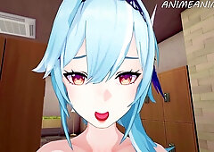 Eula genshin impact, standing fuck, eula