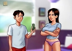 Steamy visual novel featuring a hot brunette with big tits game walkthrough