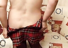 hawt corpulent blond bitch masturbates in front of mirror until that babe squirts