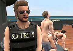 ORGY ON THE CRUISE SHIP - xxx gay porno