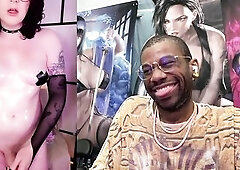 Pretty Transgender Punk Cutie Jerks Off In Front Of U