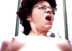 Older Woman with magnificent shaggy twat sex and jizz flow