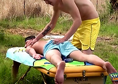 Tomm Charlie and Sam Thomas - TwinksinShorts