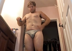 Shaving cock and balls, shaving pubes, gay shaving