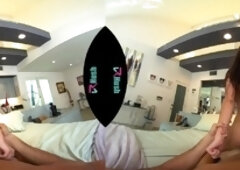 VRHUSH Naughty babe Lily Adams is ready to ride your cock