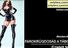 kicking in the camp - Hungarian f3mdom