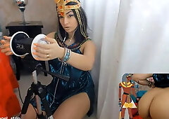 Asmr 3dio Cosplay Clepatra Cumming for You Goazando Gostoso