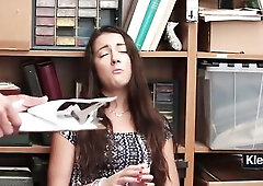 Loss Prevention Scores A Oral sex After That babe Strips