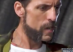 Sleazy Latino Military Gangbang