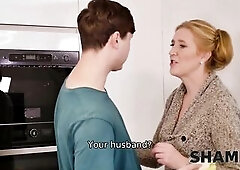 SHAME4K. 2 Husbands Aren't Sufficiently, This Babe too Needs Youthful Lover!