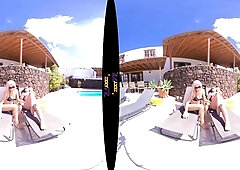 Blonde teens naughty public masturbation outdoors