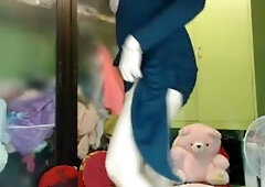 Beautiful Marian drips cum after jerking