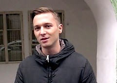 Prague twink gets fucked in the ass in POV