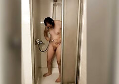 In this movie, I took a shower afresh and hairless anew.