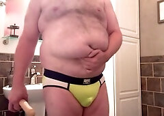 Rectal, chubby gay, big belly men
