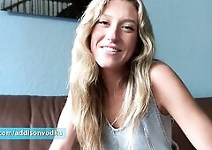 Sexy Golden-haired Bestfriend Helps u Forget About Your Breakup - Addison Vodka, Alex Adams