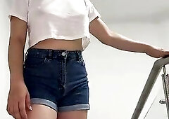 I picked up a DiDi customer out of a brassiere and this guy noticed my large bazookas two