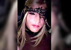 Immodest talking BBC Sissy wench walking caged and plapping