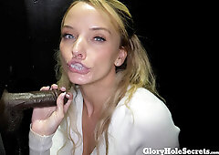 Pristine's First Gloryhole Video, Scene #01