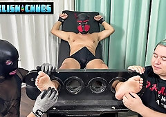 Masked Pup Saki Gets A Boner While Matt Tickles HIm